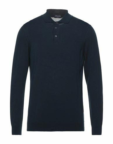 Drumohr Man Sweater Midnight blue Cotton Cover