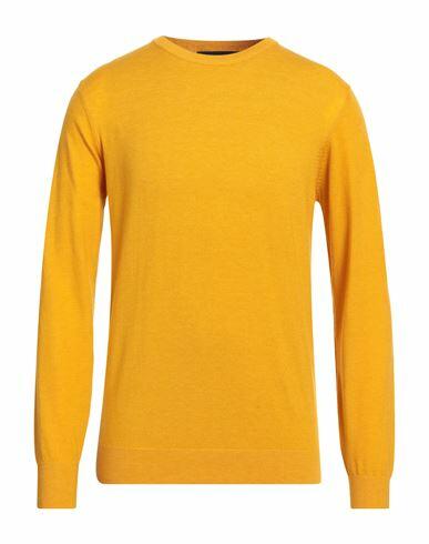 Avignon Man Sweater Ocher Polyester, Acrylic, Wool Cover