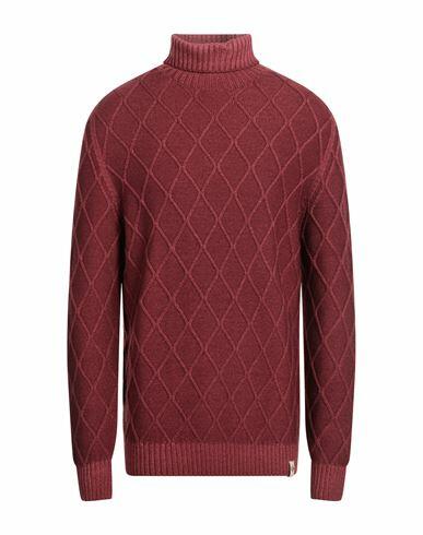 H953 Man Turtleneck Garnet Merino Wool Cover