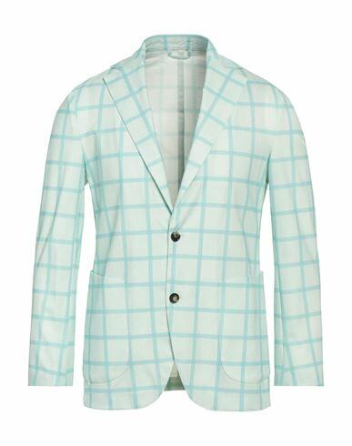 Giampaolo Man Blazer Light green Viscose, Polyamide, Elastane Cover