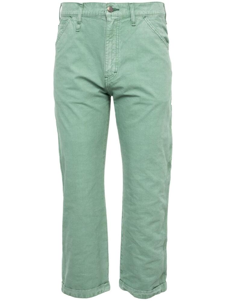 Human Made Garment Dyed cotton trousers - Green Cover