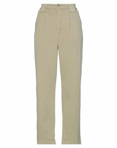 Ba & sh Woman Pants Sage green Lyocell, Cotton, Elastane Cover