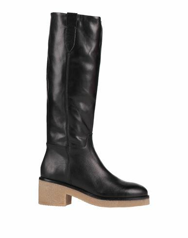 Paola Ferri Woman Boot Black Soft Leather Cover