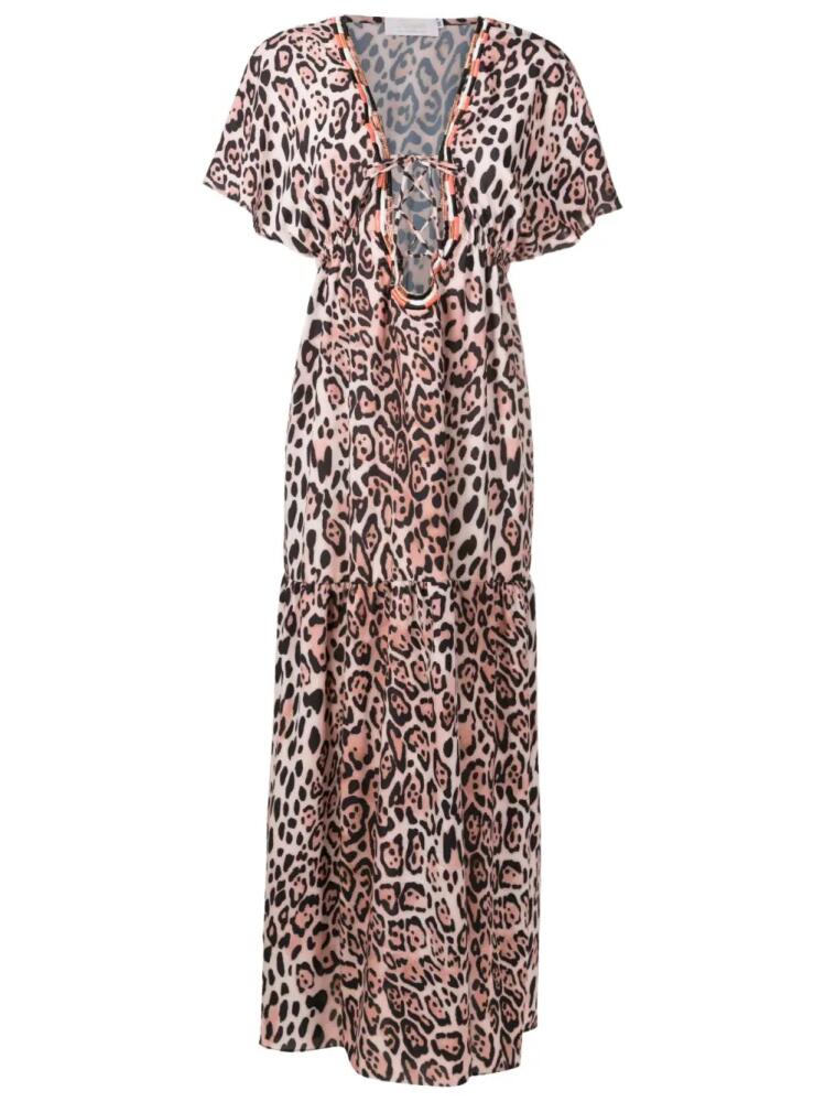 Brigitte leopard-print beach dress - Brown Cover