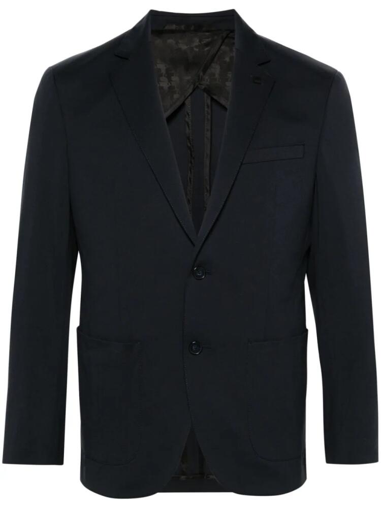 Karl Lagerfeld single-breasted jersey blazer - Blue Cover