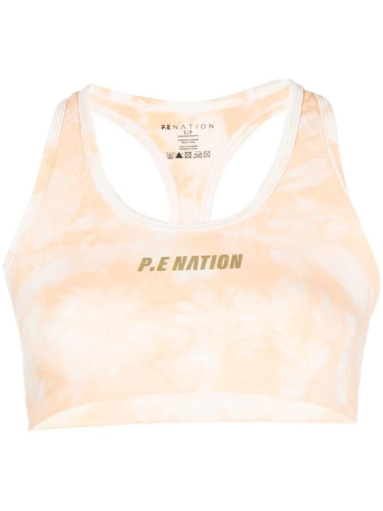 P.E Nation tie-die sports bra - Orange Cover