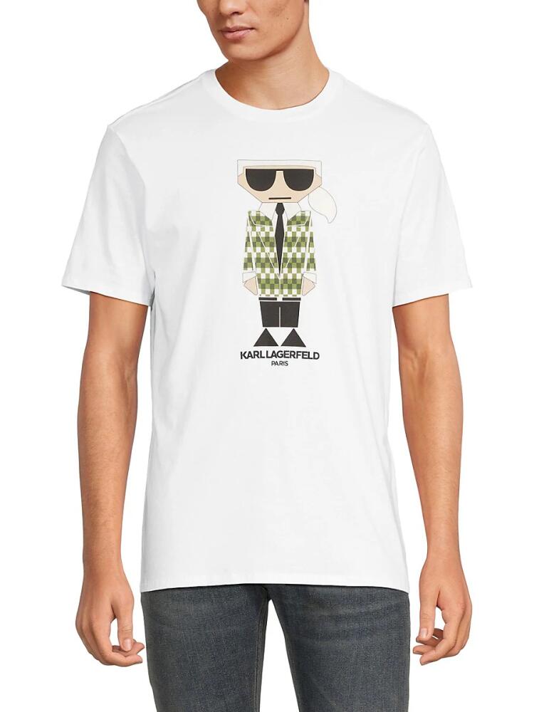 Karl Lagerfeld Paris Men's Karl Graphic Tee - White Cover