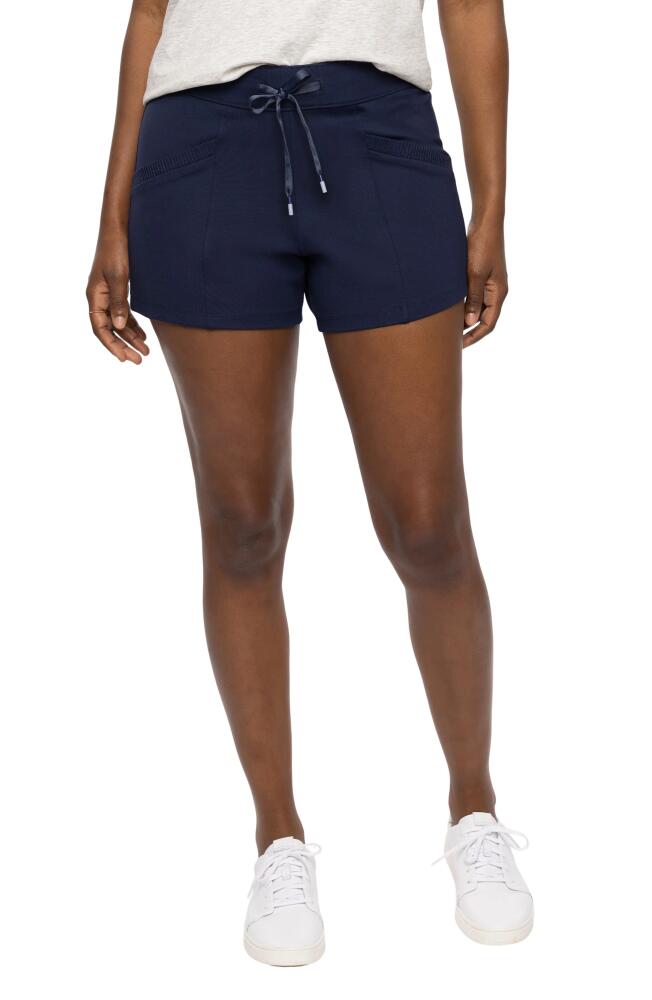 TravisMathew Friday Ponte Shorts in Navy Cover