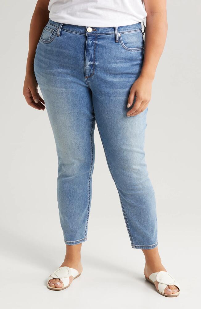 KUT from the Kloth Naomi High Waist Ankle Slim Jeans in Converted Cover