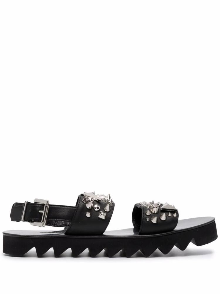 Philipp Plein studded leather sandals - Black Cover