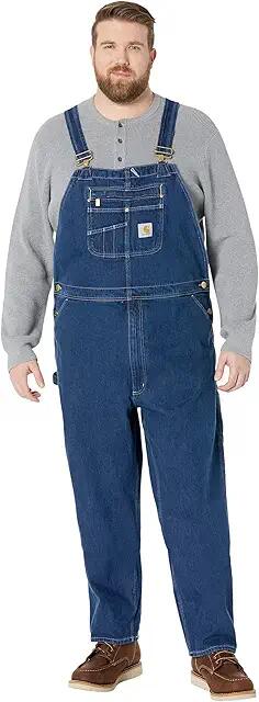 Carhartt Loose Fit Denim Bib Overalls (Darkstone) Men's Jeans Cover