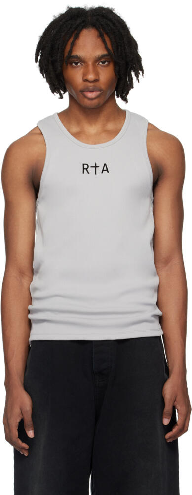 RTA Gray Flocked Tank Top Cover