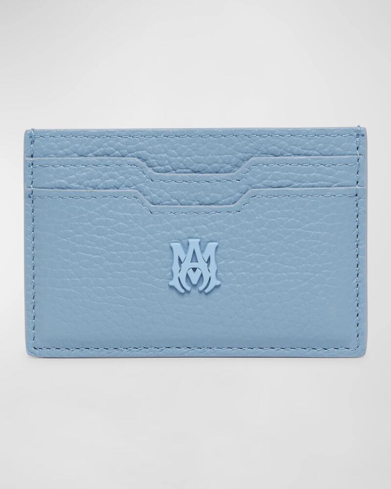 Amiri Men's Logo Leather Card Holder Cover