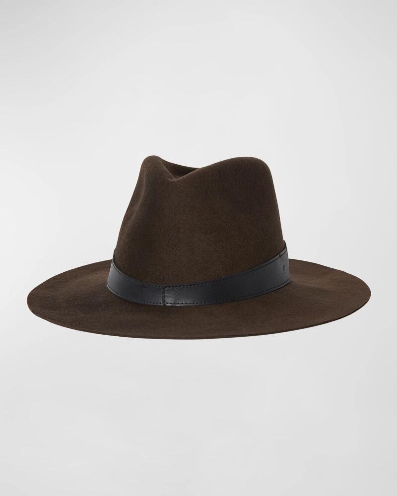 Janessa Leone Raleigh Virgin Wool Fedora Cover