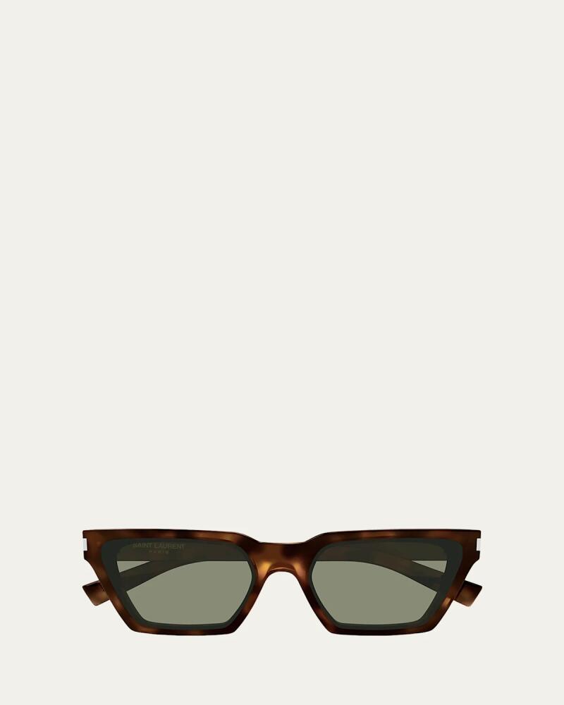 Saint Laurent Calista Acetate Cat-Eye Sunglasses Cover