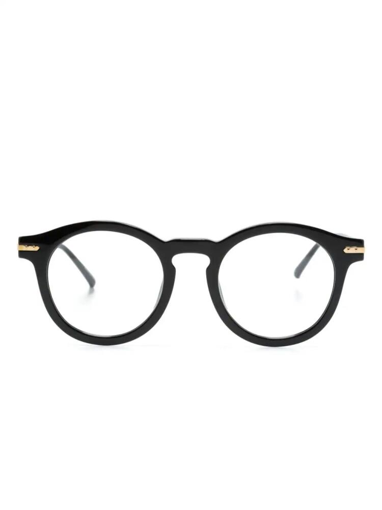 Linda Farrow Parler pantos-frame glasses - Black Cover