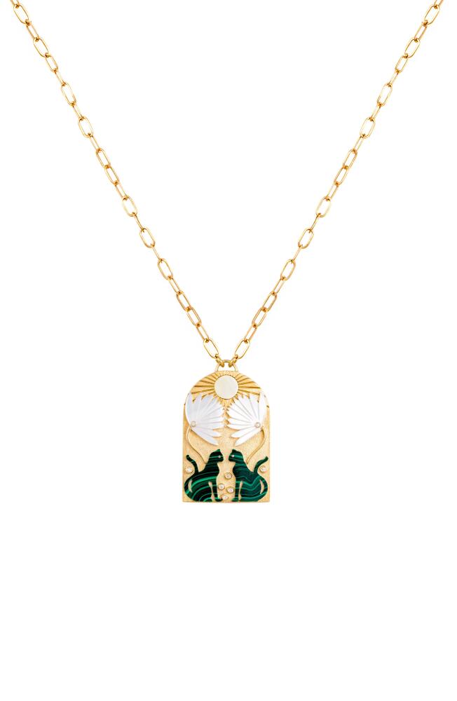 L'Atelier Nawbar Biladi Al Hawa Pendant Necklace in Gold Cover