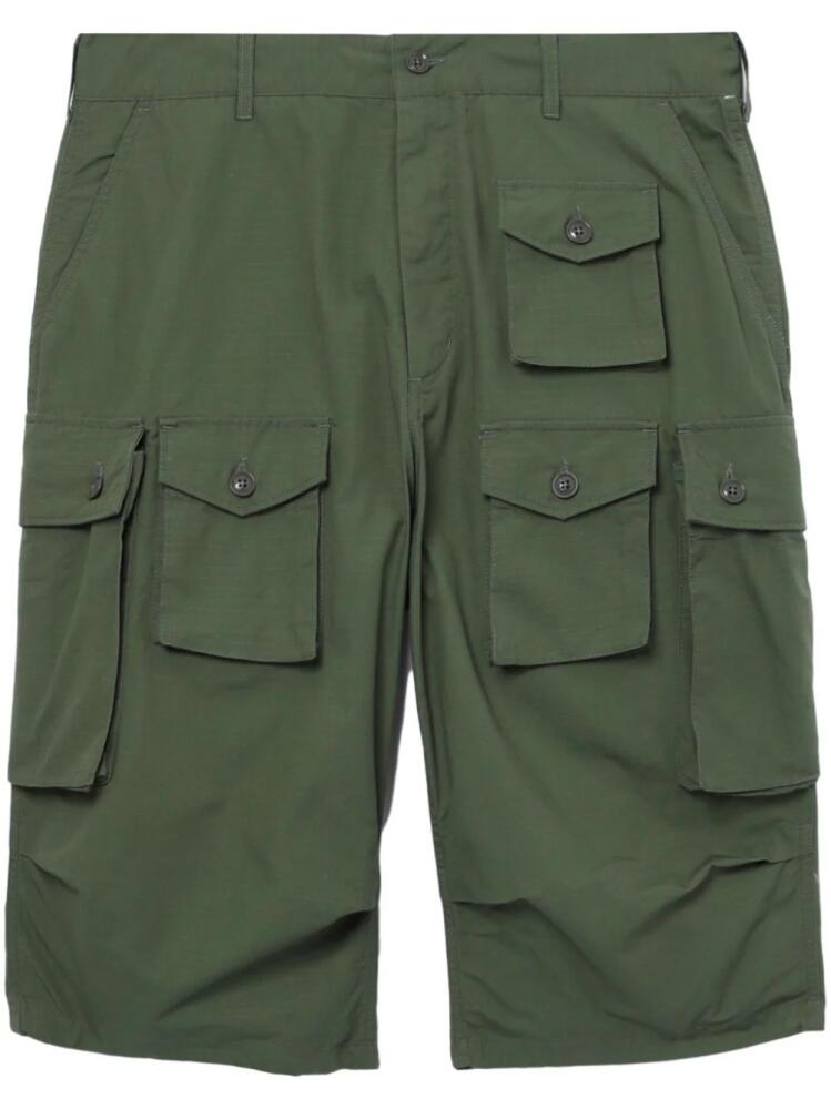 Engineered Garments cotton cargo shorts - Green Cover