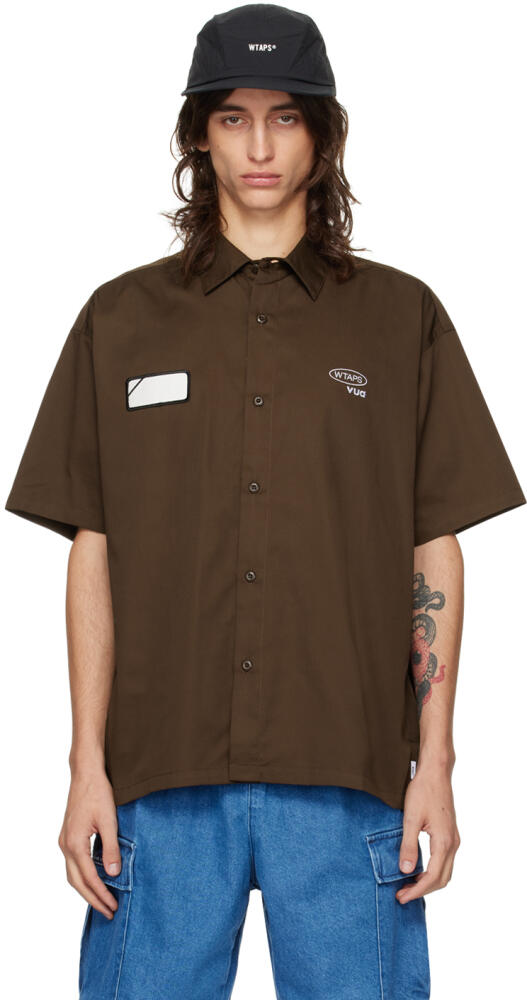 WTAPS Brown Repo Shirt Cover