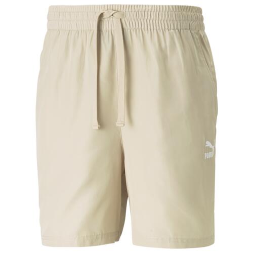 PUMA Classic 6" Shorts - Mens Beige/White Cover