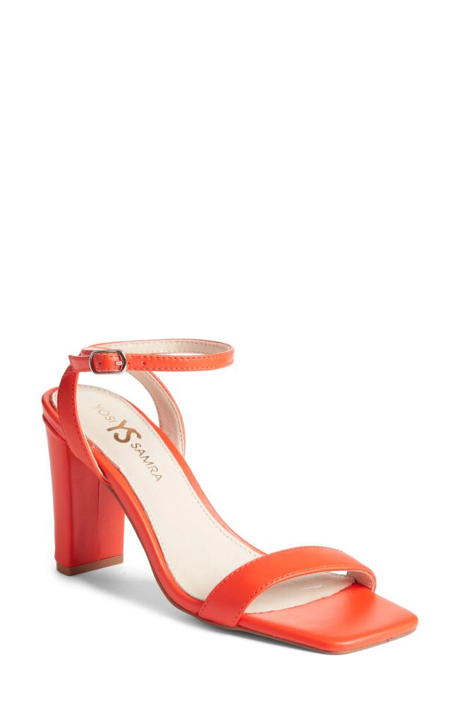 Yosi Samra Hailey Ankle Strap Sandal in Flame Cover