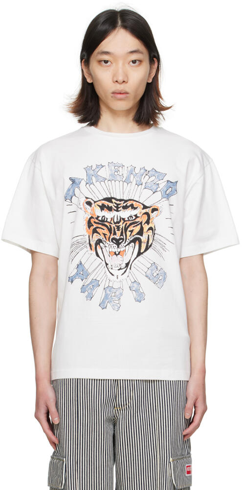 Kenzo Off-White Kenzo Paris Drawn T-Shirt Cover