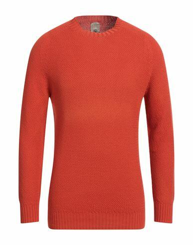 H953 Man Sweater Orange Cotton Cover