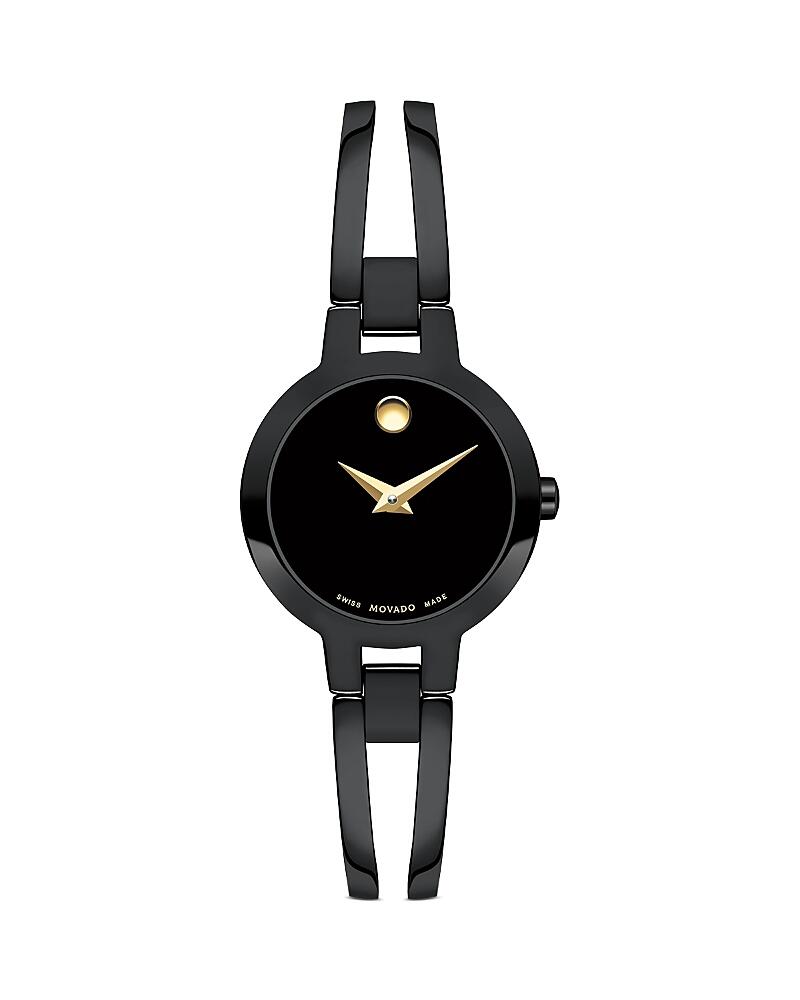 Movado Amorosa Black Pvd Stainless Steel Watch, 24mm Cover