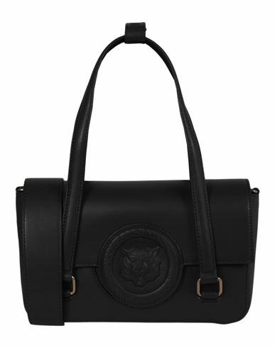 Just Cavalli Monochromatic Logo Small Shoulder Bag Woman Shoulder bag Black Polyester Cover