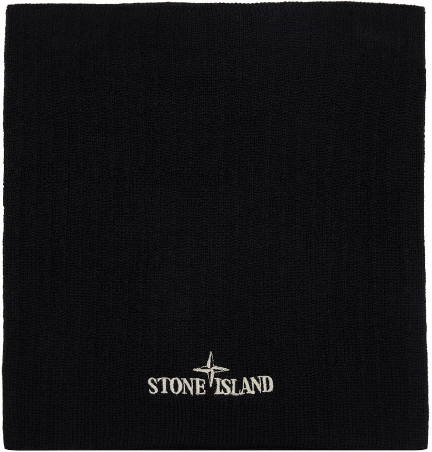 Stone Island Black Knit Snood Cover