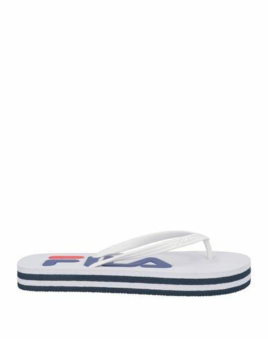 Fila Woman Thong sandal White Rubber Cover