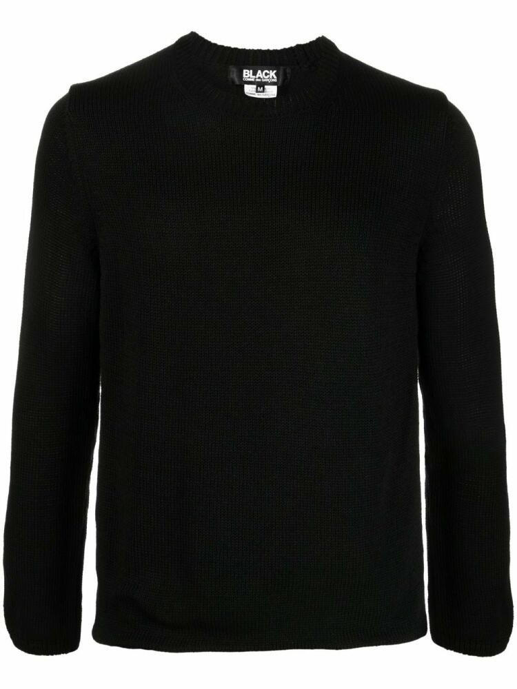 Black Comme Des Garçons crew-neck reversible jumper Cover