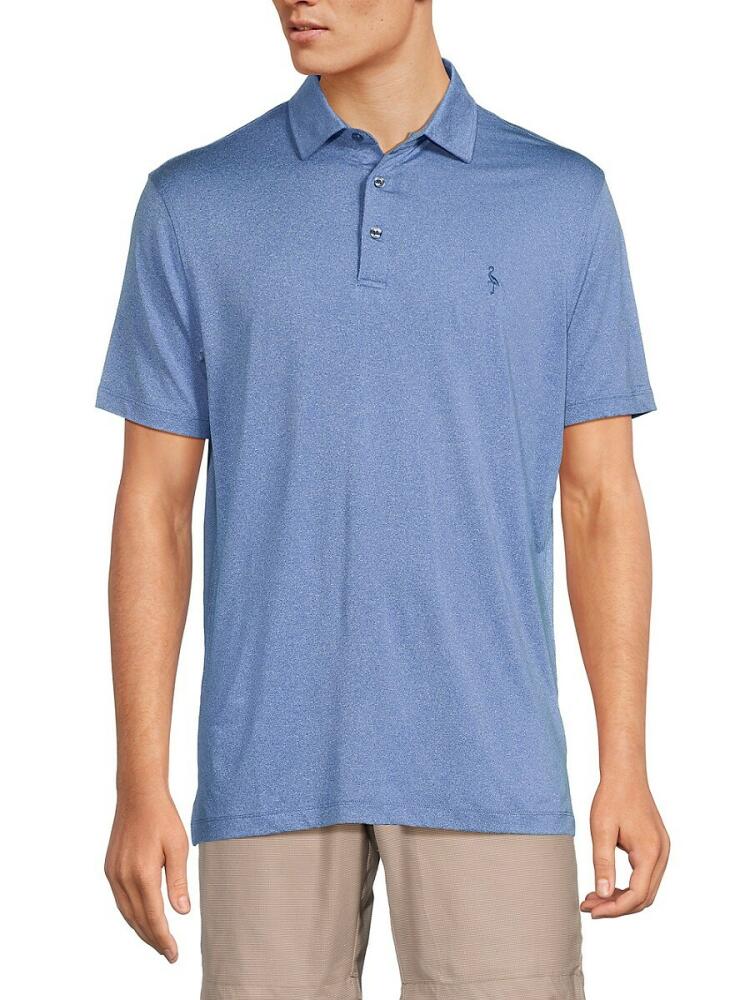 TailorByrd Men's Solid Performance Polo - Blue Byrd Cover