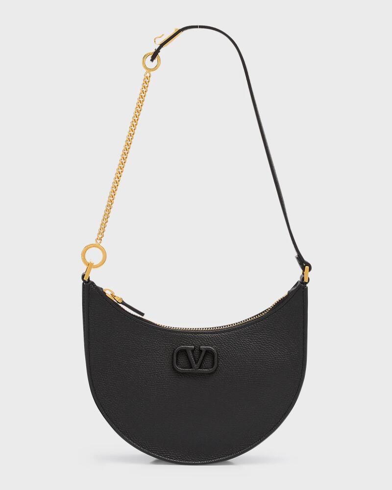 Valentino Garavani VLOGO Mini Leather Hobo Shoulder Bag Cover