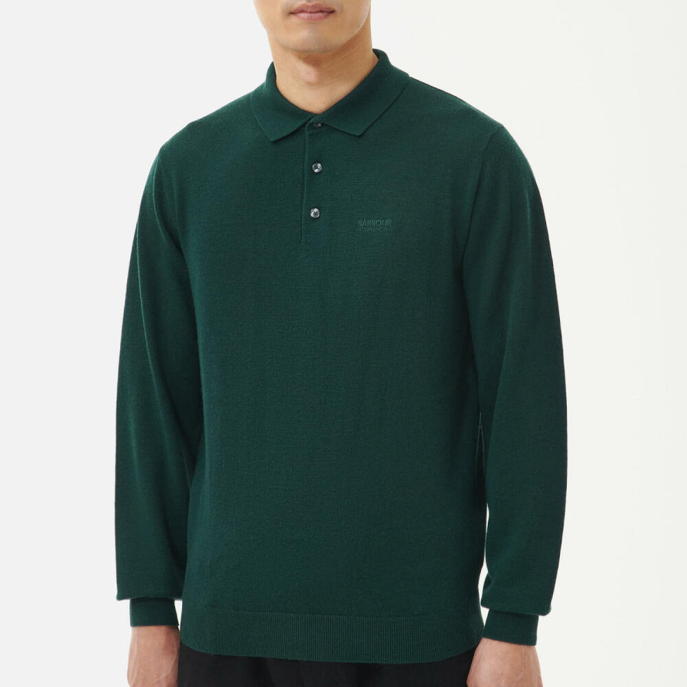 Barbour International Merino Wool Polo Shirt Cover