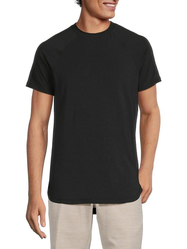 ASRV Men's Supima Cotton Crewneck Tee - Black Cover