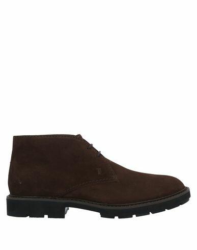 Tod's Man Ankle boots Dark brown Soft Leather Cover