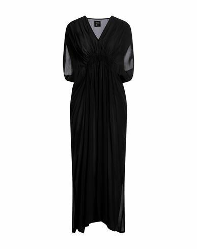 Fisico Woman Midi dress Black Viscose Cover