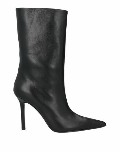 Eddy Daniele Woman Ankle boots Black Soft Leather Cover