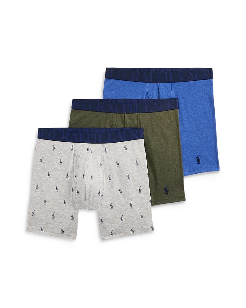 Polo Ralph Lauren Cotton Stretch Classic Fit Boxer Briefs, Pack of 3 Cover