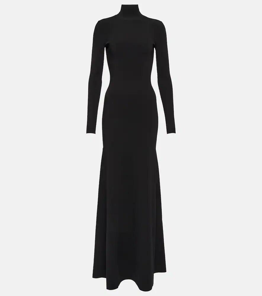 Victoria Beckham Turtleneck knitted gown Cover