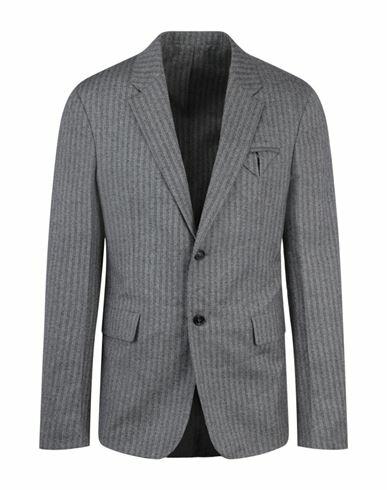 Bottega Veneta Wool Blend Herringbone Blazer Man Blazer Grey Wool, Elastane Cover