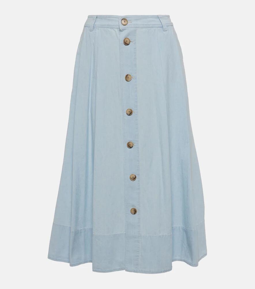 Polo Ralph Lauren Chambray midi skirt Cover