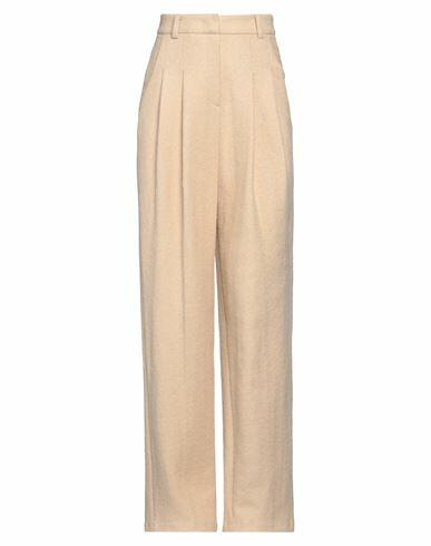 The Frankie Shop Woman Pants Beige Wool, Nylon Cover