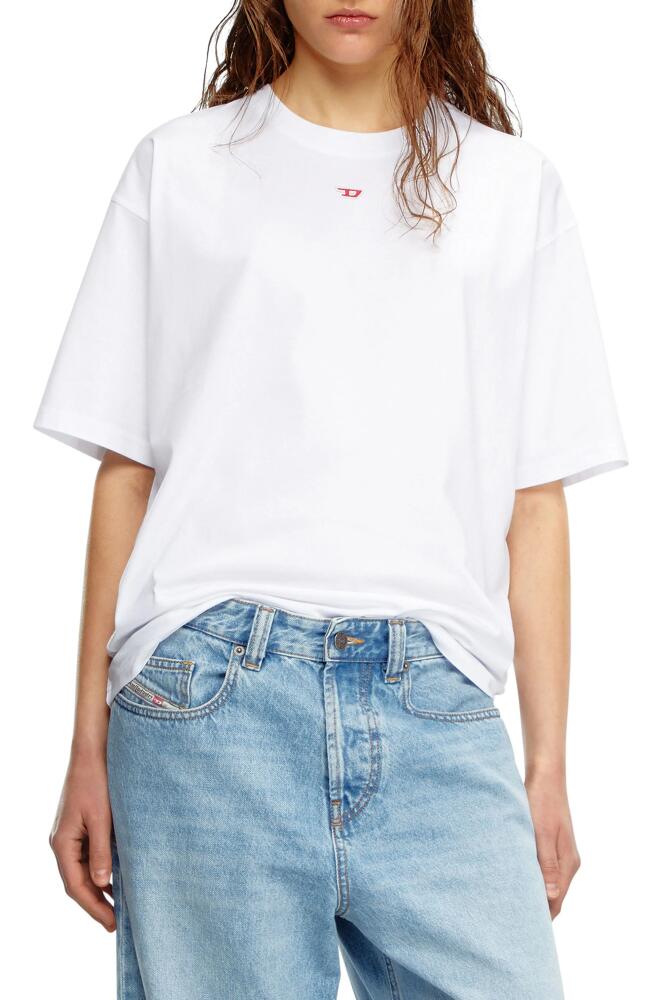 DIESEL T-Boxt-D Logo T-Shirt in White Cover