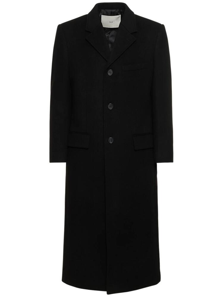 DUNST 3-button Unisex Cashmere Coat Cover