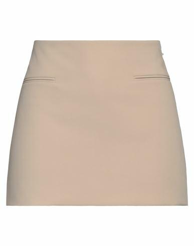 Ferragamo Woman Mini skirt Beige Virgin Wool Cover