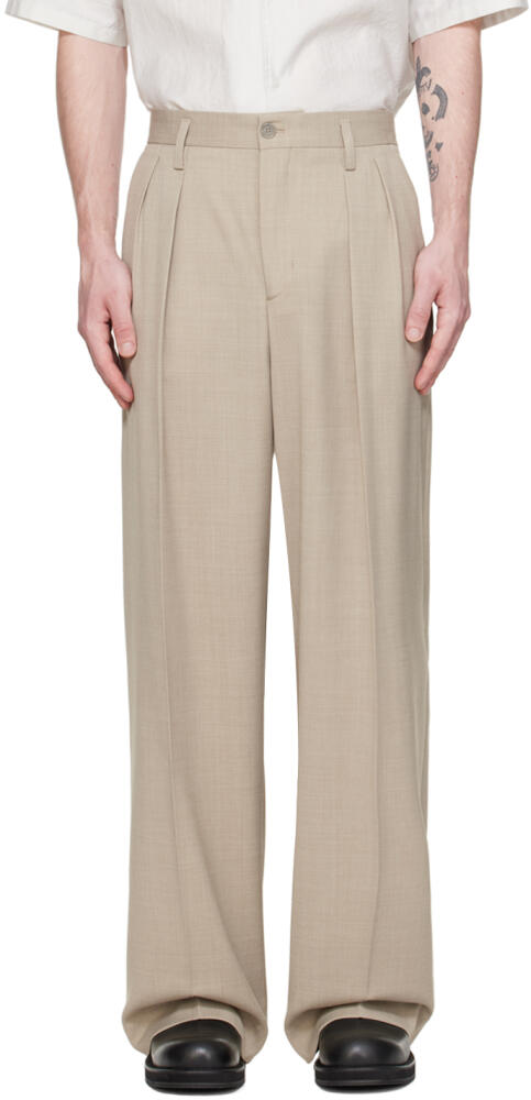 Filippa K Beige Wide Trousers Cover