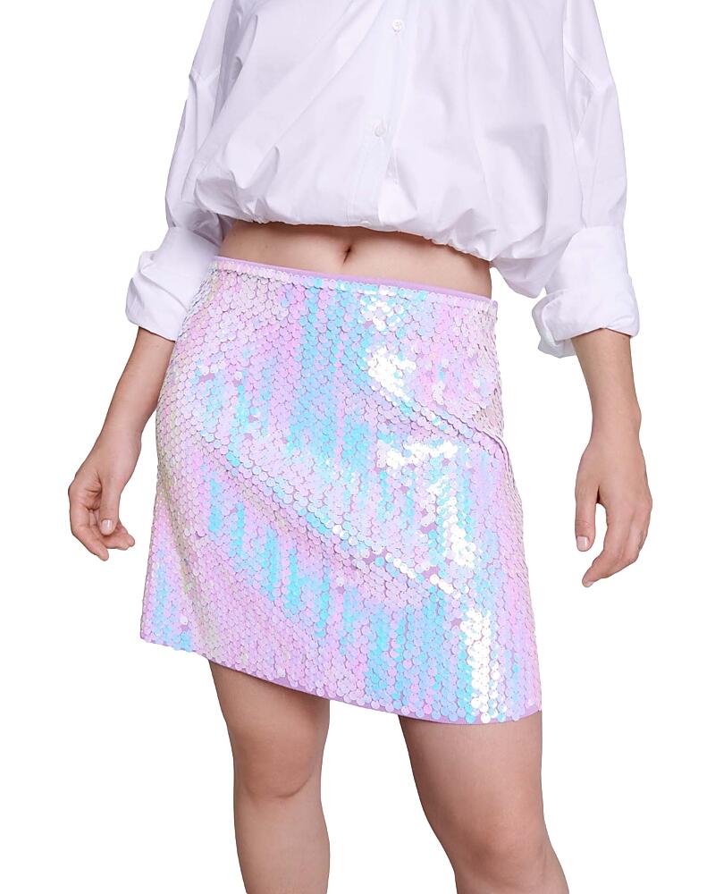 Maje Jirene Sequined Skirt Cover