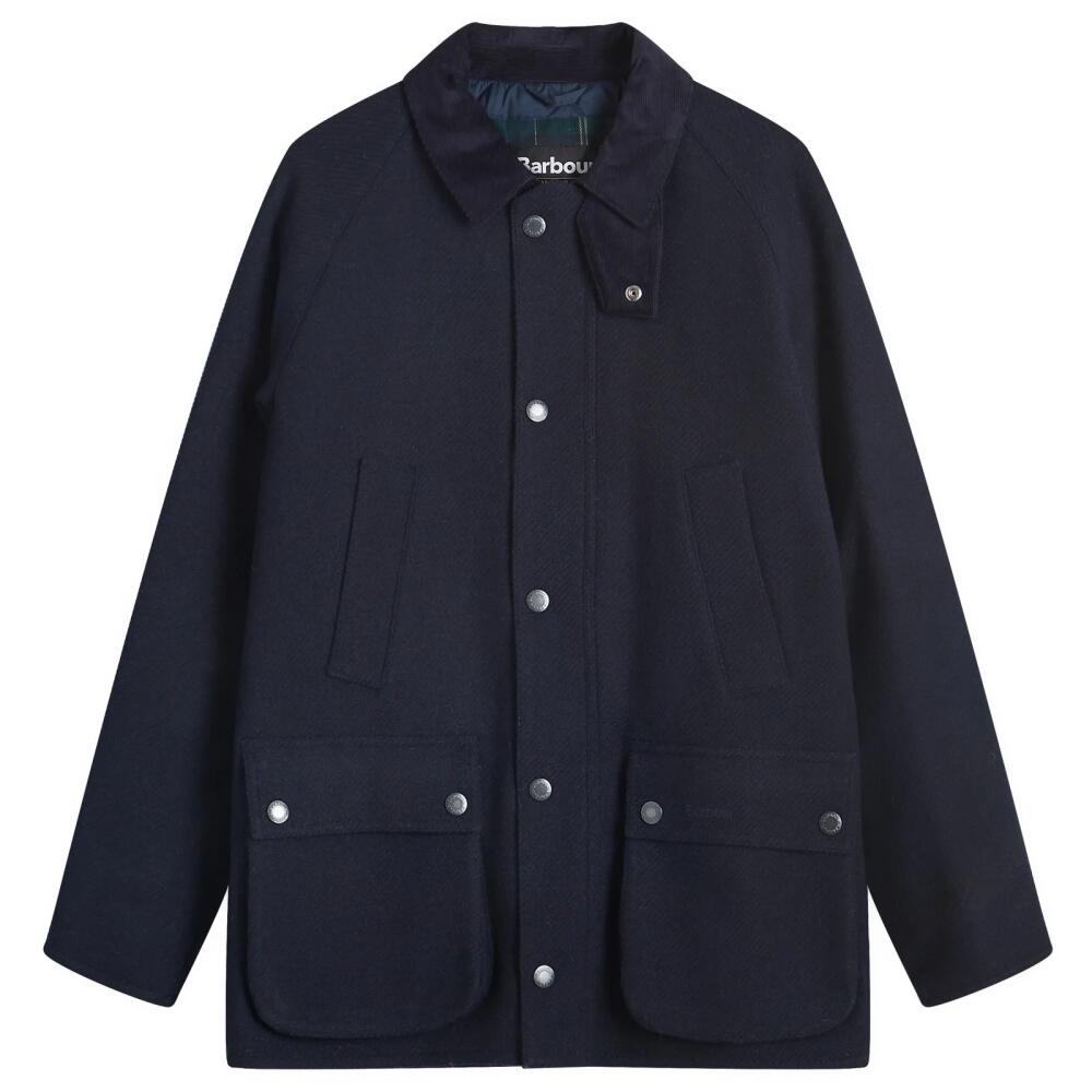 Barbour Men's Bedale Wool Jacket in Navy Cover